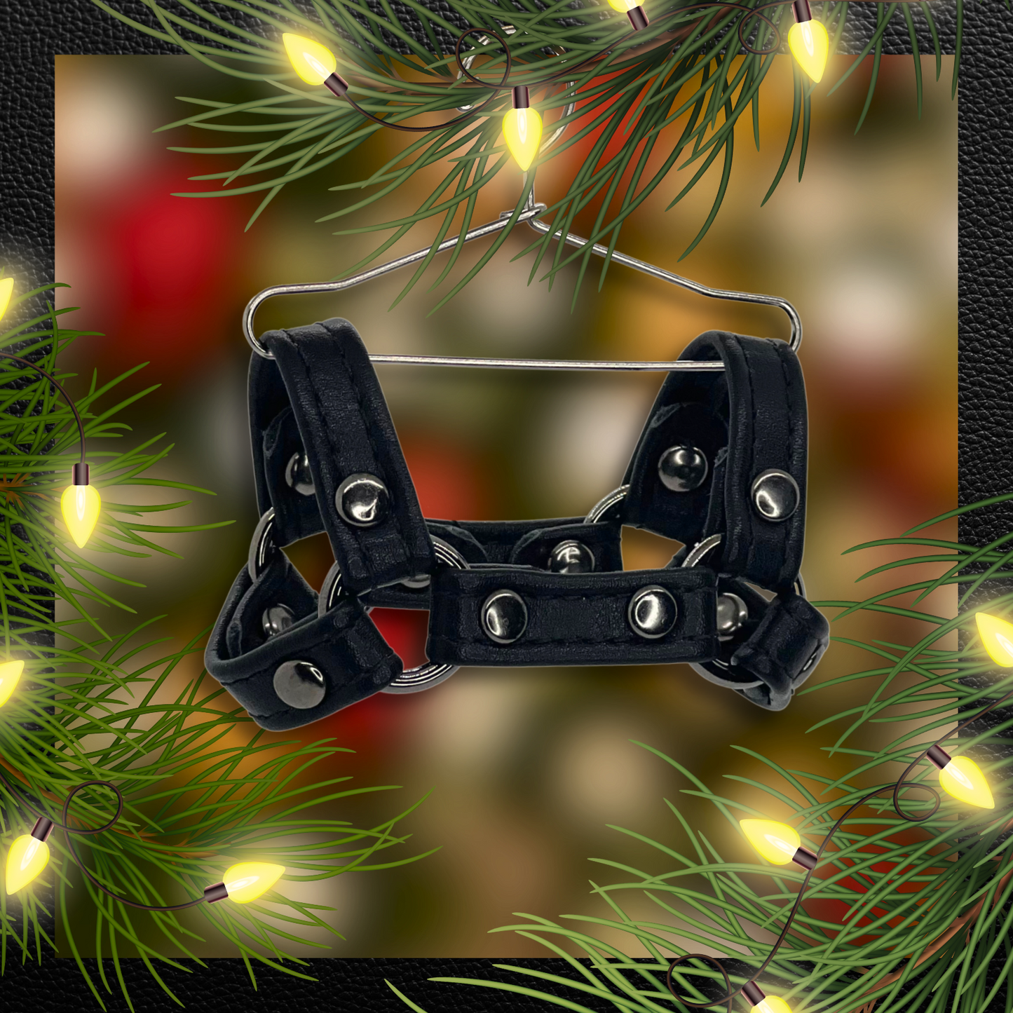 Mini Harness Ornament (Black)