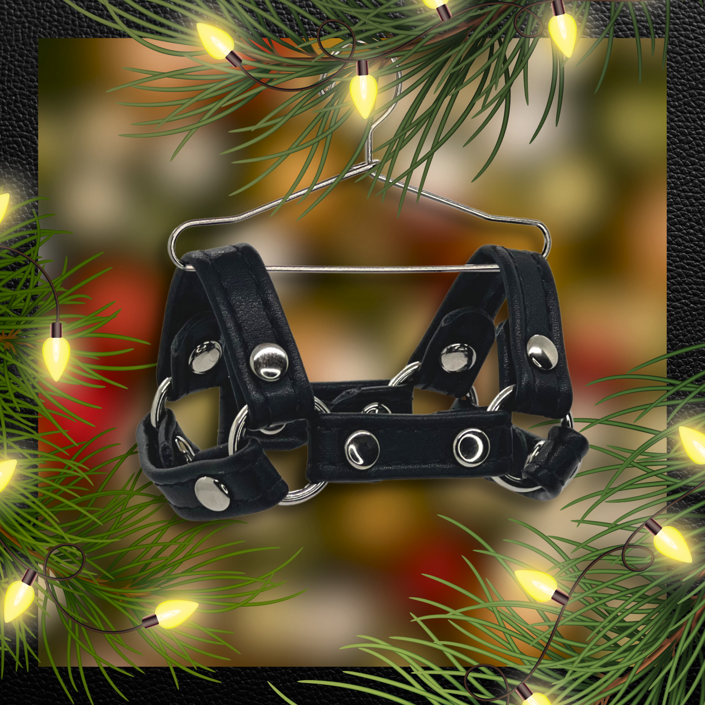Mini Harness Ornament (Black)