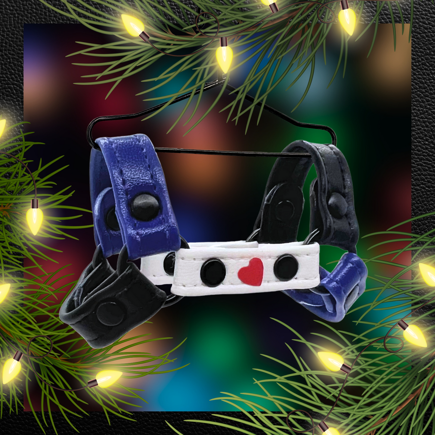 Mini Harness Ornament (Leather Pride)