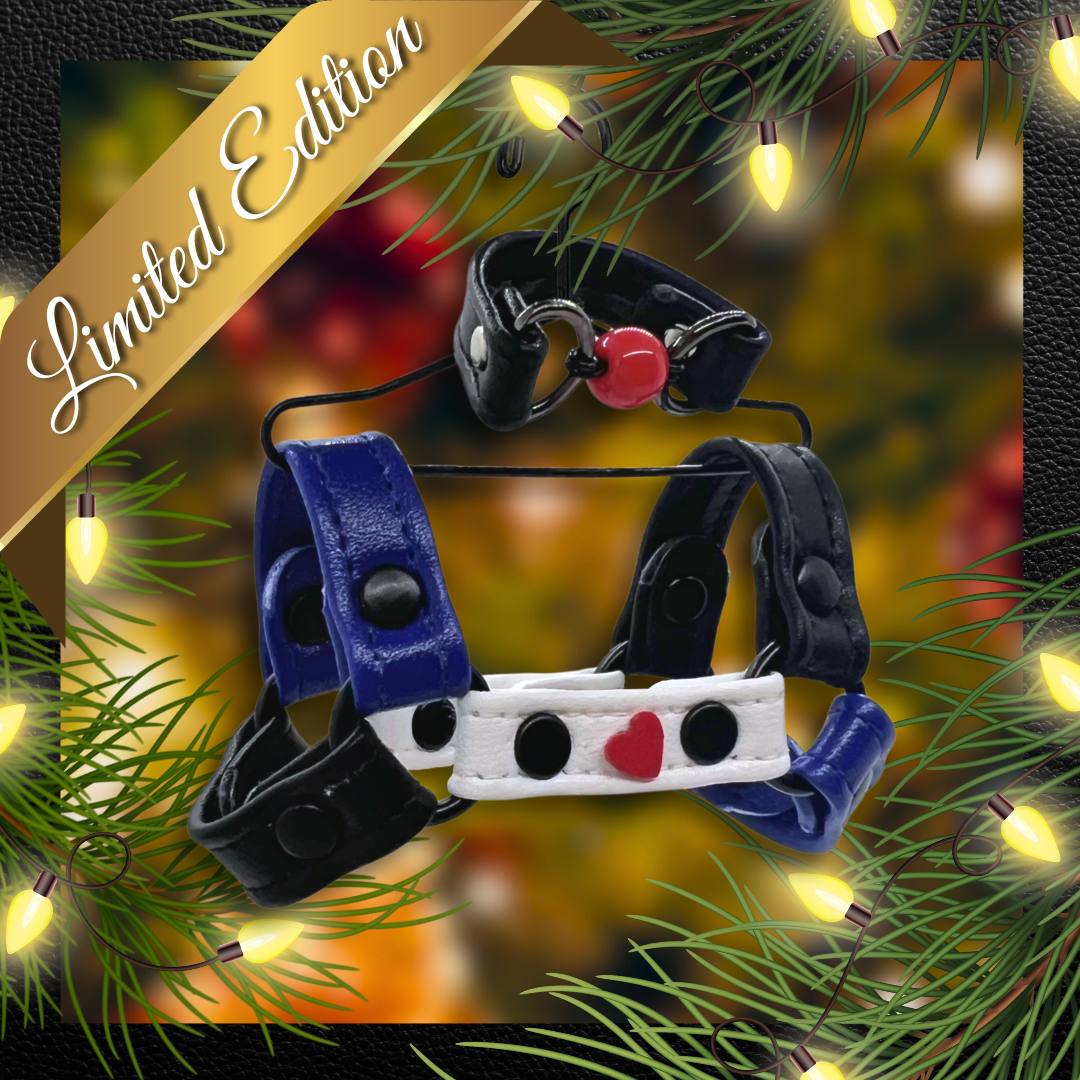 Mini Harness Ornament (Limited Edition Set) - Leather Pride Ball Gag