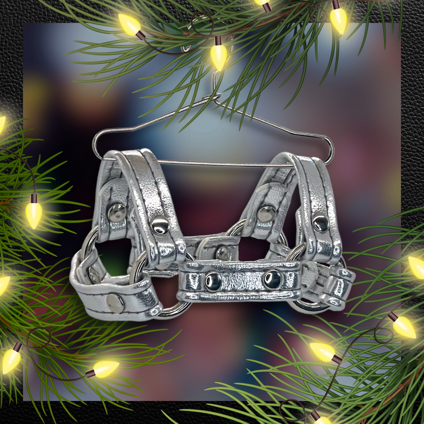 Mini Harness Ornament (Silver)