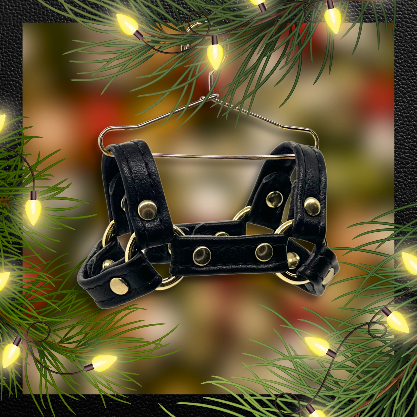 Mini Harness Ornament (Black)