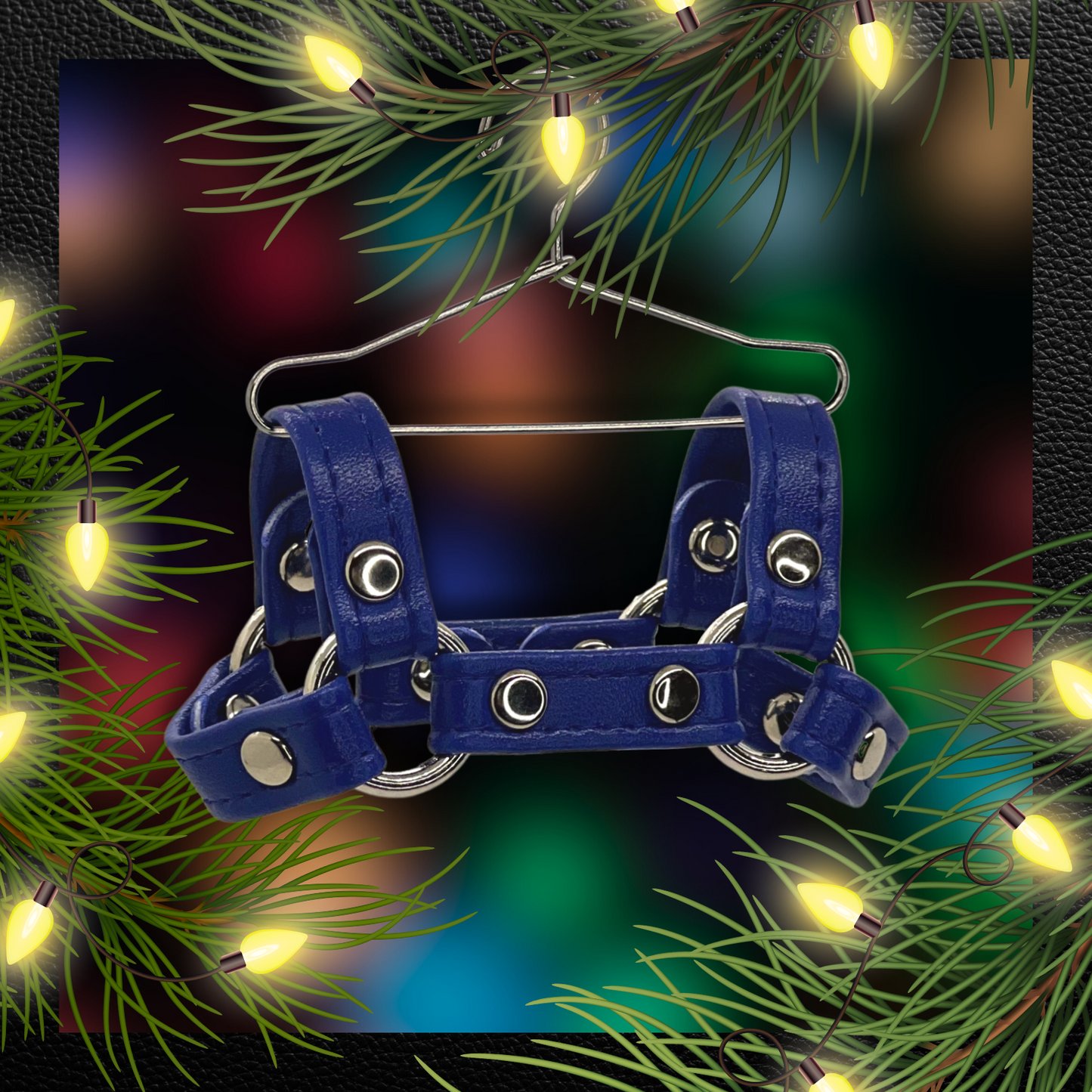 Mini Harness Ornament (Blue)